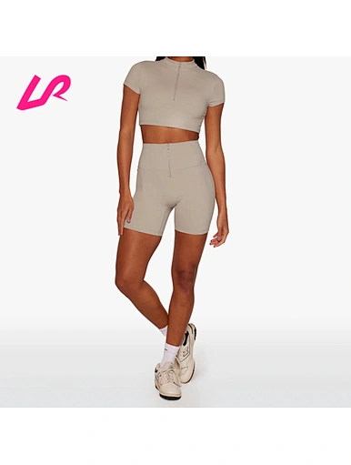 running shorts with zips